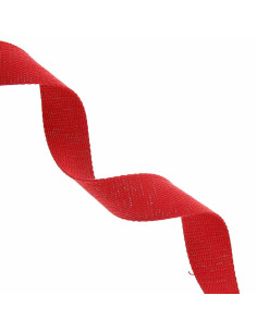 Alça de algodão cintilante para bolsa - Vermelho