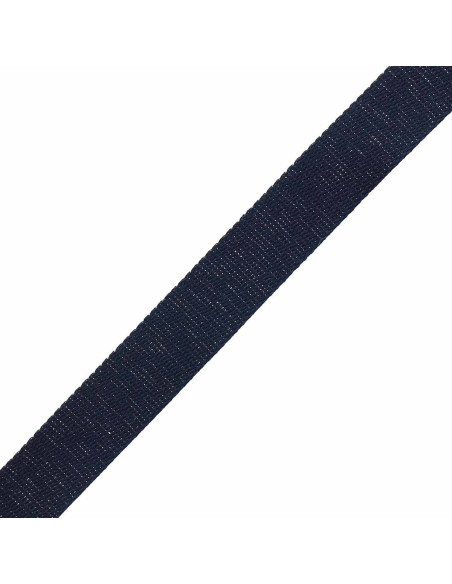 Alça de algodão para bolsa cintilante - Azul marinho