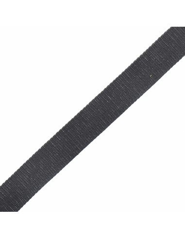 Alça de algodão para bolsa cintilante - Cinza antracite