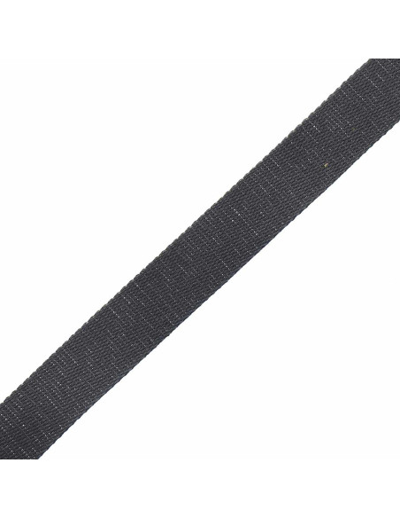 Alça de algodão para bolsa cintilante - Cinza antracite