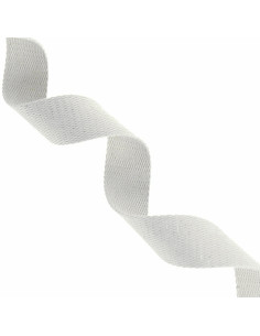Alça de algodão cintilante para bolsa - Branco