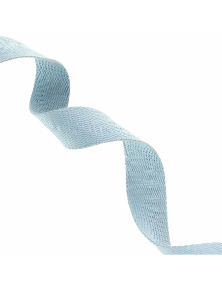 Alça de algodão para bolsa cintilante - Azul céu