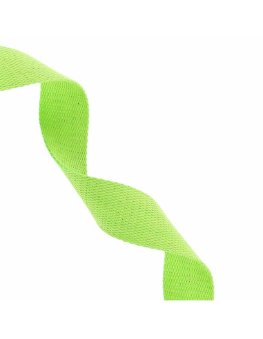 Alça de algodão para bolsa cintilante - Verde
