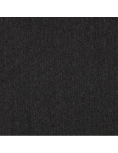 Tissu jeans coton léger - Noir