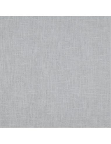 Tissu lin coton lavé - Gris argent