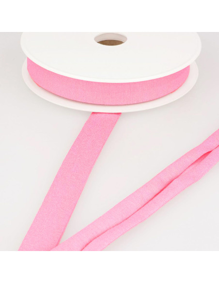 Viés de jersey viscose - Rosa