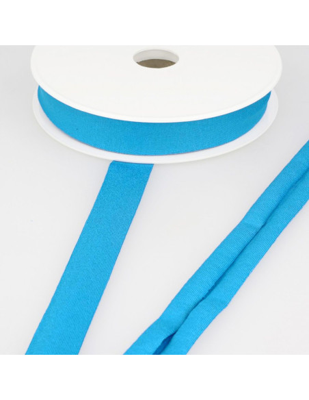Jersey viés viscose - Azul oceano