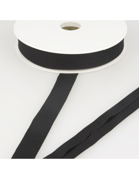 Viés jersey viscose - Preto