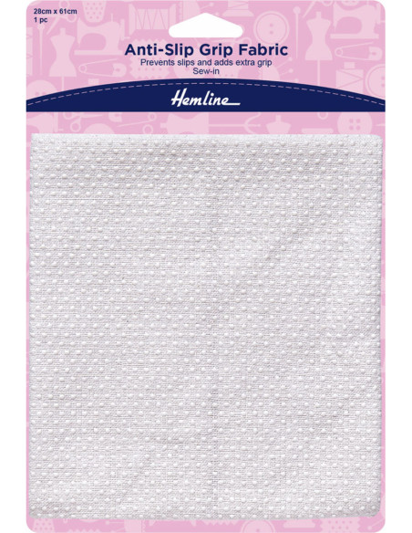 Tecido antiderrapante para costurar em pijamas e pantufas - 28 cm x 61 cm