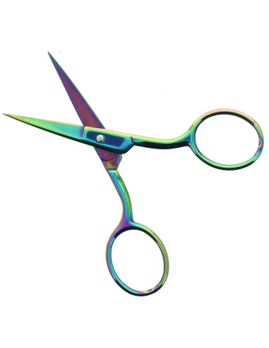 Tesoura de bordado arco-íris 9 cm