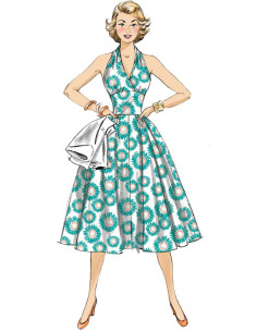 Molde de vestido e casaco - Butterick 6682 2