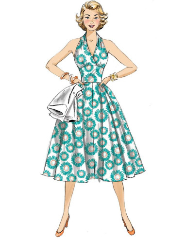 Molde de vestido e casaco - Butterick 6682