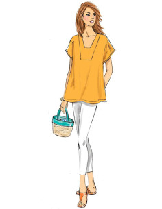 Padrão de túnica e caftan - Butterick 6683 2