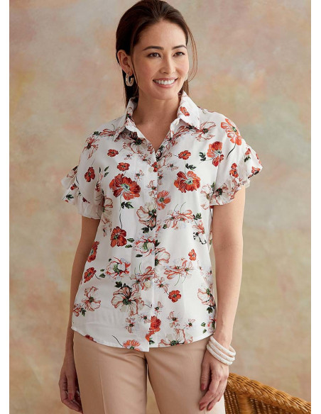 Molde de blusa - Butterick 6686