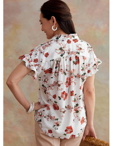 Molde de blusa - Butterick 6686