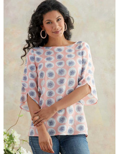 Molde de blusa - Butterick 6687