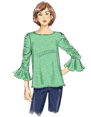 Molde de blusa - Butterick 6687