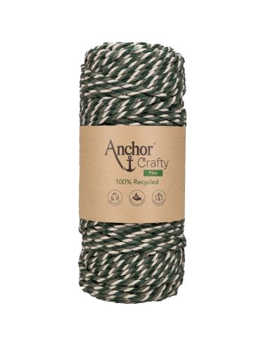 Algodão macramé reciclado Crafty Fine Multico Anchor