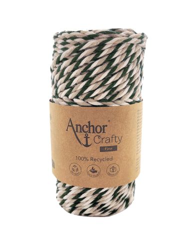 Algodão macramé reciclado Crafty Fine Multico Anchor