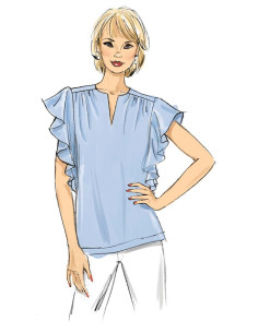 Molde de blusa - Butterick 6688 2