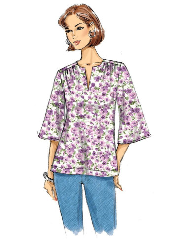 Molde de blusa - Butterick 6688