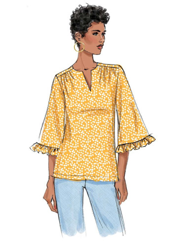 Molde de blusa - Butterick 6688
