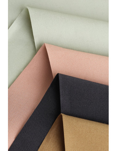 Tissu coton chino stretch Iced Mocha - Atelier Brunette