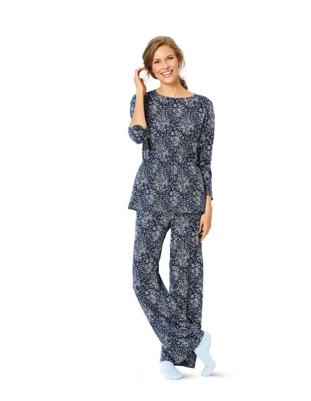 Padrão de pijama e pijama curto - Burda 6261