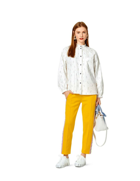 Molde de blusa e camisa - Burda 6263