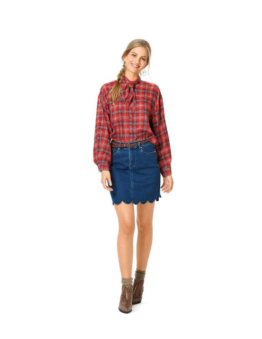 Molde de blusa e camisa - Burda 6263