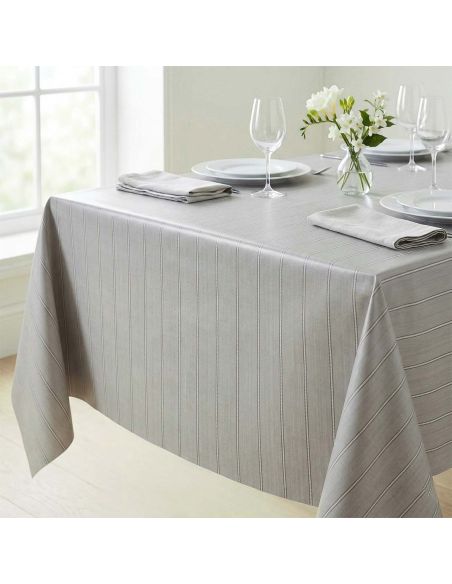 Nappe toile cirée Captain Cook Balance - Gris