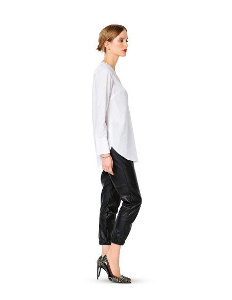 Molde de blusa com decote em V - Burda 6278