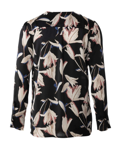 Molde de blusa com decote em V - Burda 6278