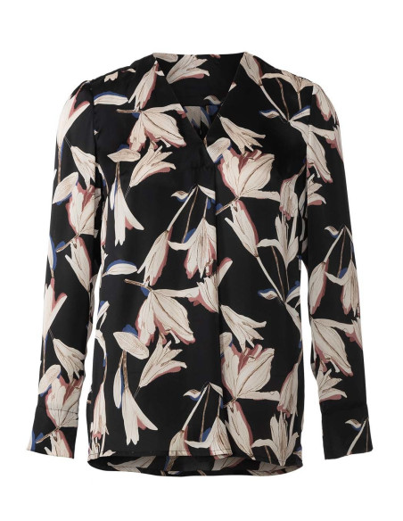 Molde de blusa com decote em V - Burda 6278