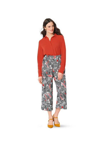 Molde de calça bufante - Burda 6283