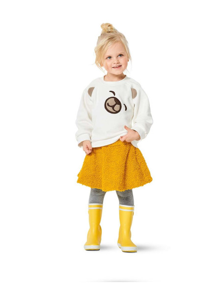 Molde de sweatshirt com capuz - Burda 9308