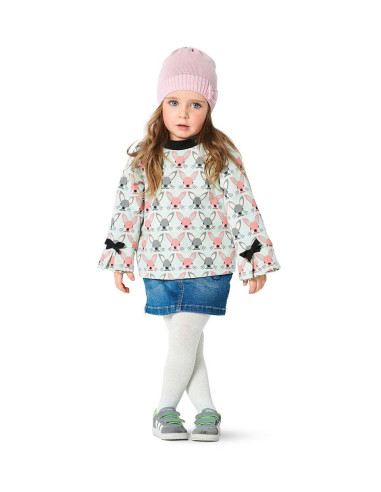 Molde de sweatshirt com capuz - Burda 9308