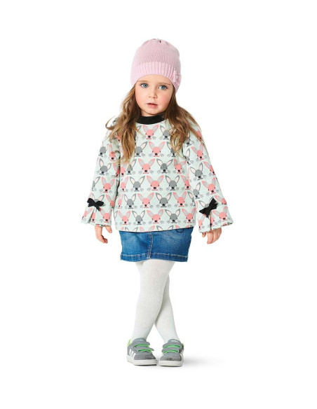 Molde de sweatshirt com capuz - Burda 9308