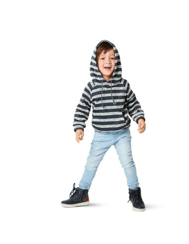Molde de sweatshirt com capuz - Burda 9308