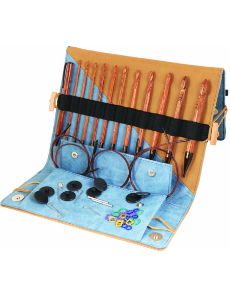 Estojo de agulhas tunisianas Ginger KnitPro