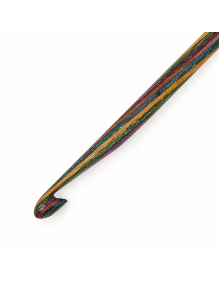 Crochê tunisiano em madeira Symfonie KnitPro