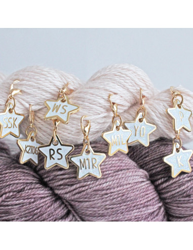 Marqueurs de maille ouverts - Assistant glitter
