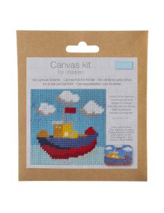Kit canevas enfant - Bateau 2