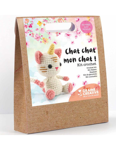 Kit de crochê - Gato gato meu gato!