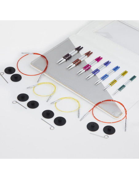 Conjunto de agulhas de tricô circulares curtas KnitPro Special SmartStix