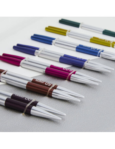 Conjunto de agulhas de tricô circulares curtas KnitPro Special SmartStix