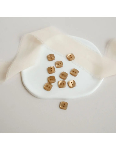 Botão de botina dourado com glitter - Botão de ouro