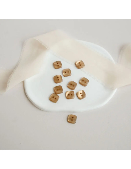 Botão de botina dourado com glitter - Botão de ouro