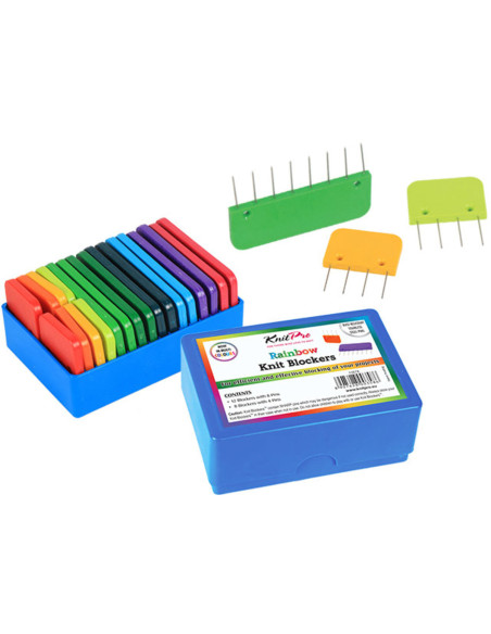 Pentes de bloqueio tricot rainbow KnitPro