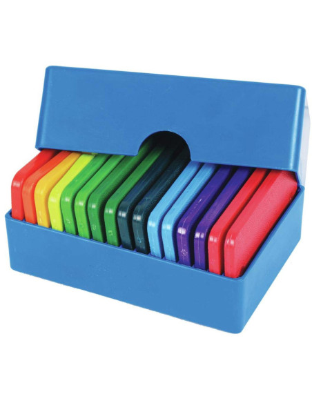 Pentes de bloqueio tricot rainbow KnitPro